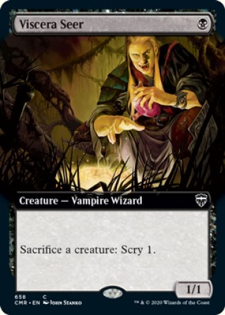 (658/361) Magic The Gathering Commander Legends: Extras Single: Viscera Seer Holo Common