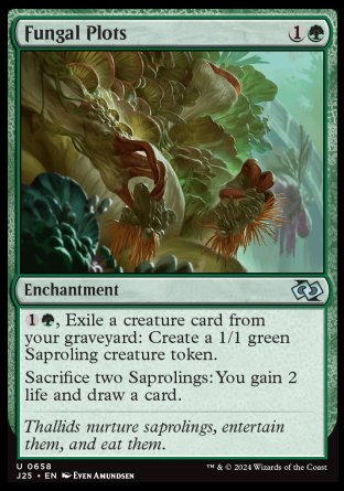 (658) Magic The Gathering Foundations Jumpstart Single: Fungal Plots  Uncommon