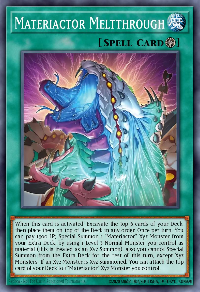 (063) YuGiOh TCG ALIN: Alliance Insight Single: Materiactor Meltthrough  Common