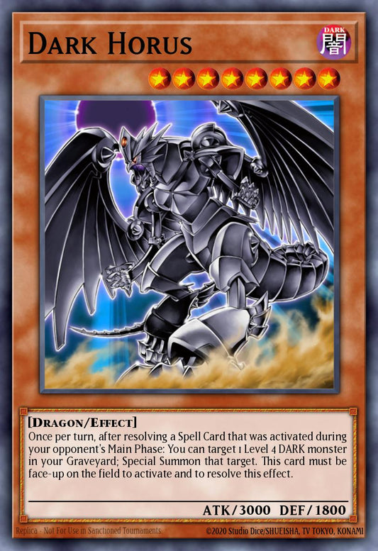 (209) YuGiOh TCG LCYW: Legendary Collection 3: Mega Pack Single: Dark Horus  Common