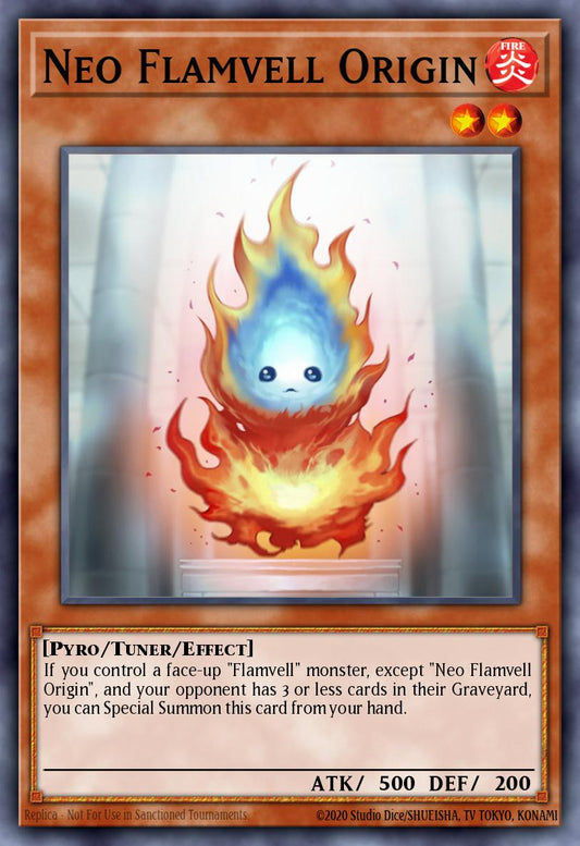(069) YuGiOh TCG HAC1: Hidden Arsenal: Chapter 1 Single: Neo Flamvell Origin (V.2 - Parallel Rare)  Parallel Rare