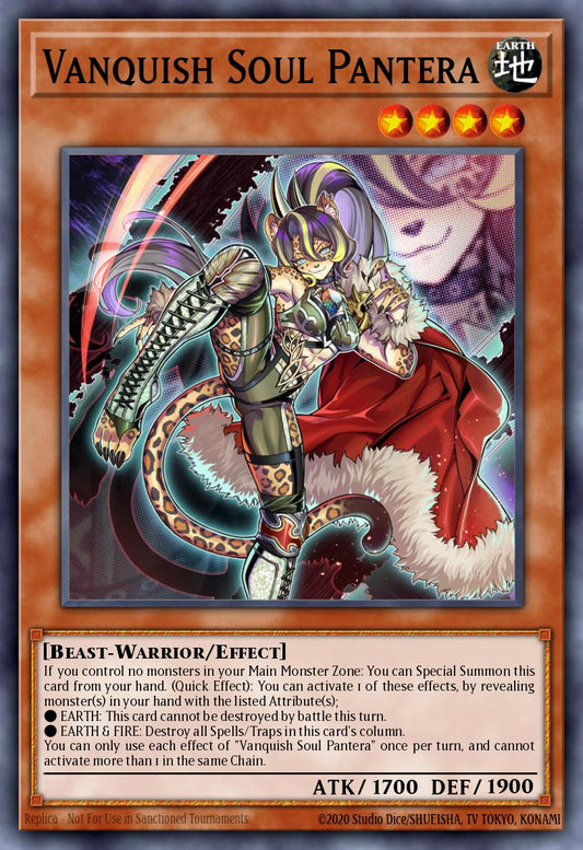 (017) YuGiOh TCG WISU: Wild Survivors Single: Vanquish Soul Pantera  Ultra Rare