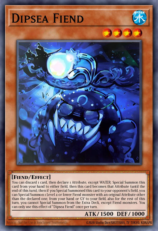 (084) YuGiOh TCG INFO: The Infinite Forbidden Single: Dipsea Fiend  Common