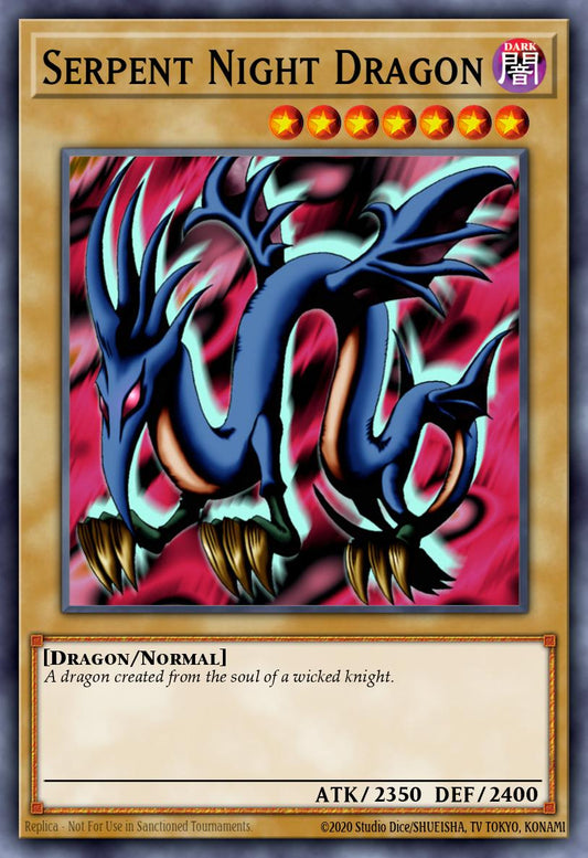 (139) YuGiOh TCG LCJW: Legendary Collection 4: Mega Pack Single: Serpent Night Dragon  Common