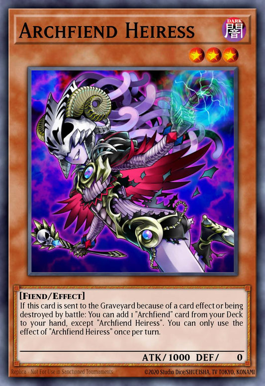 (082) YuGiOh TCG MP14: 2014 Mega-Tins Mega-Pack Single: Archfiend Heiress  Rare