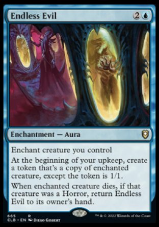 (665) Magic The Gathering Commander Legends: Battle for Baldur's Gate: Extras Single: Endless Evil (V.1)  Rare