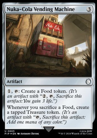 (665) Magic The Gathering Universes Beyond: Fallout: Extras Single: Nuka-Cola Vending Machine (V.2)  Uncommon