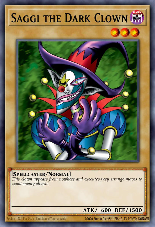 (039) YuGiOh TCG DB2: Dark Beginning 2 Single: Saggi the Dark Clown  Common
