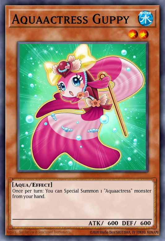 (091) YuGiOh TCG DLCS: Dragons of Legend: The Complete Series Single: Aquaactress Guppy  Common