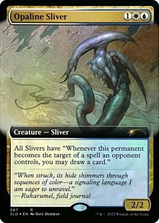 (667) Magic The Gathering Secret Lair Drop Series Single: Opaline Sliver Holo Rare