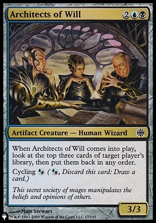 (017) Magic The Gathering The List Single: Architects of Will  Common