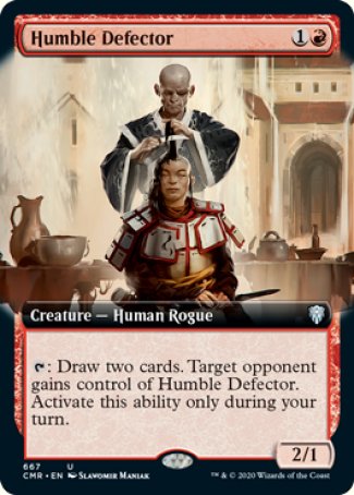 (667/361) Magic The Gathering Commander Legends: Extras Single: Humble Defector Holo Uncommon