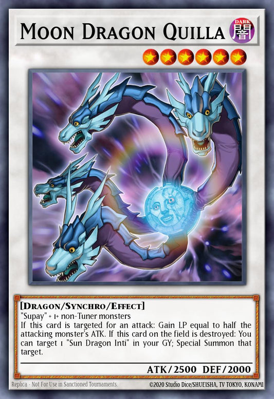 (043) YuGiOh TCG ABPF: Absolute Powerforce Single: Moon Dragon Quilla (V.2 - Ultimate Rare)  Ultimate Rare