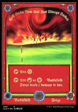 (669) Magic The Gathering Secret Lair Drop Series Single: Battlefield Forge Holo Rare