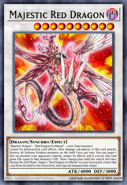 (040) YuGiOh TCG ABPF: Absolute Powerforce Single: Majestic Red Dragon (V.2 - Ultimate Rare)  Ultimate Rare