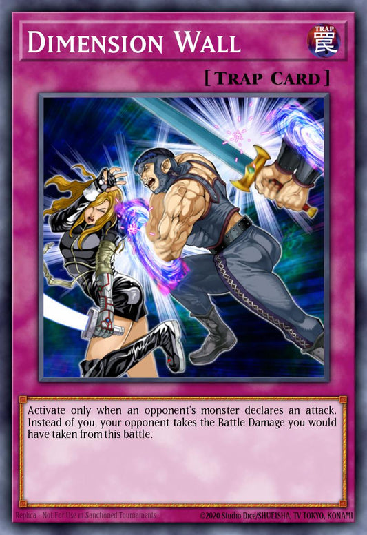 (127) YuGiOh TCG RA04: Quarter Century Stampede Single: Dimension Wall (V.1 - Platinum Secret Rare)  Platinum Secret Rare