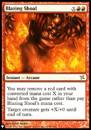 (096) Magic The Gathering The List Single: Blazing Shoal  Rare