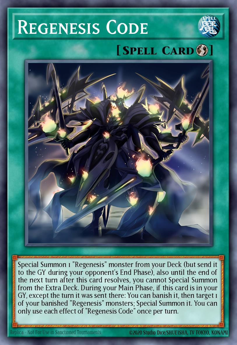 (060) YuGiOh TCG ALIN: Alliance Insight Single: Regenesis Code  Super Rare