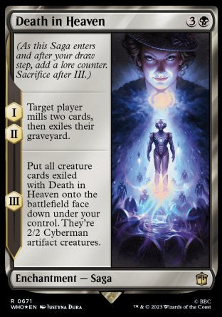 (671) Magic The Gathering Universes Beyond: Doctor Who: Extras Single: Death in Heaven Holo Rare