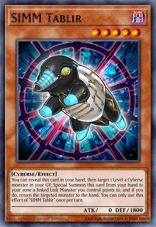 (072) YuGiOh TCG MP19: 2019 Gold Sarcophagus Tin Mega Pack Single: SIMM Tablir  Common