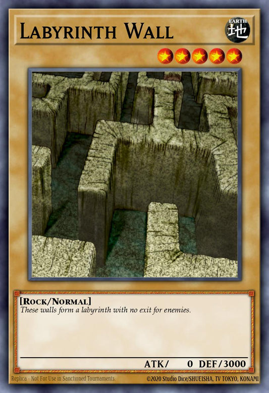 (220) YuGiOh TCG LCJW: Legendary Collection 4: Mega Pack Single: Labyrinth Wall  Common