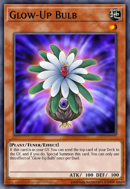 (245) YuGiOh TCG RA03: Quarter Century Bonanza Single: Glow-Up Bulb (V.2 - Quarter Century Secret Rare)  Quarter Century Secret Rare