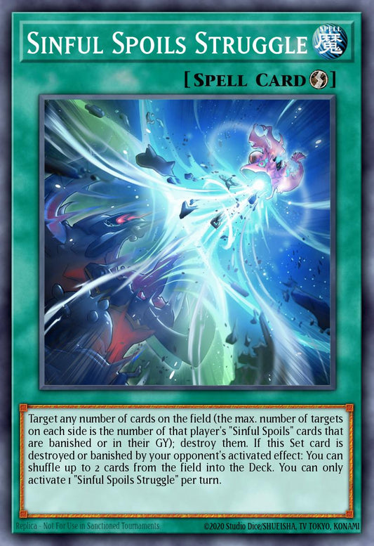 (057) YuGiOh TCG LEDE: Legacy of Destruction Single: Sinful Spoils Struggle  Common