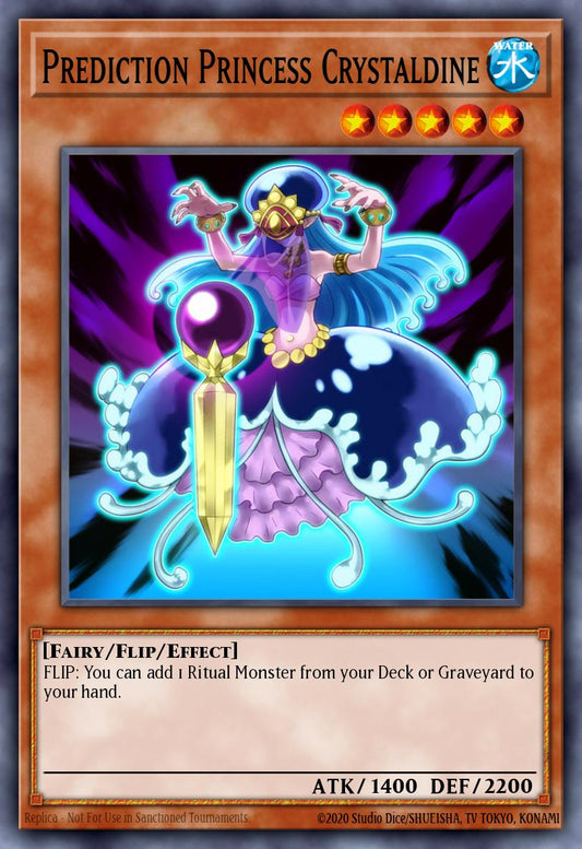 (085) YuGiOh TCG DLCS: Dragons of Legend: The Complete Series Single: Prediction Princess Crystaldine  Common