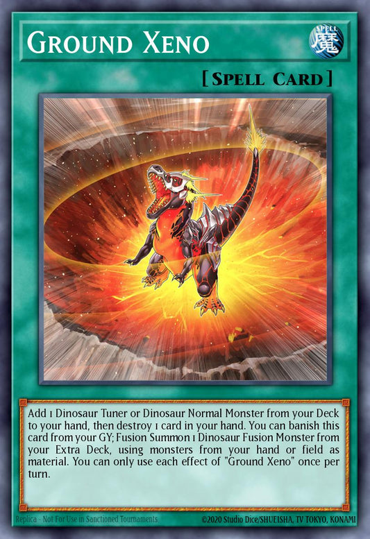 (006) YuGiOh TCG WISU: Wild Survivors Single: Ground Xeno  Ultra Rare