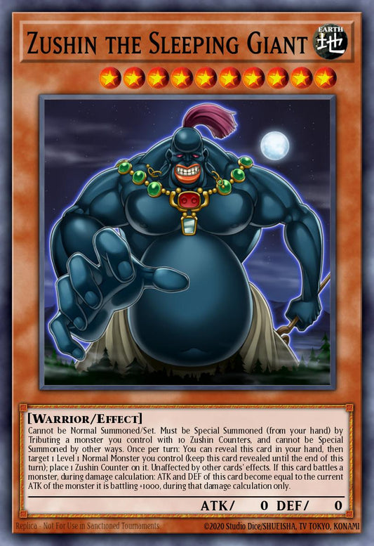 (114) YuGiOh TCG DLCS: Dragons of Legend: The Complete Series Single: Zushin the Sleeping Giant  Common