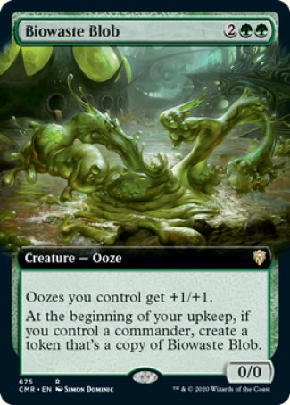 (675/361) Magic The Gathering Commander Legends: Extras Single: Biowaste Blob  Rare