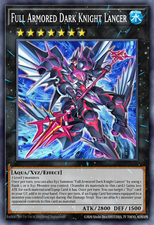 (118) YuGiOh TCG MP24: 25th Anniversary Tin: Dueling Mirrors Single: Full Armored Dark Knight Lancer  Secret Rare