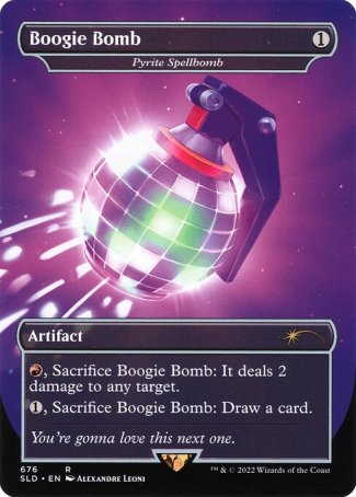 (676) Magic The Gathering Secret Lair Drop Series Single: Pyrite Spellbomb  Rare