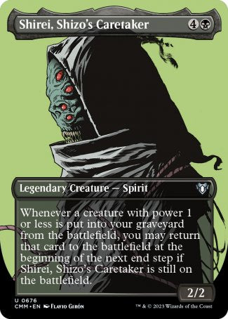 (676) Magic The Gathering Commander Masters: Extras Single: Shirei, Shizo's Caretaker  Uncommon