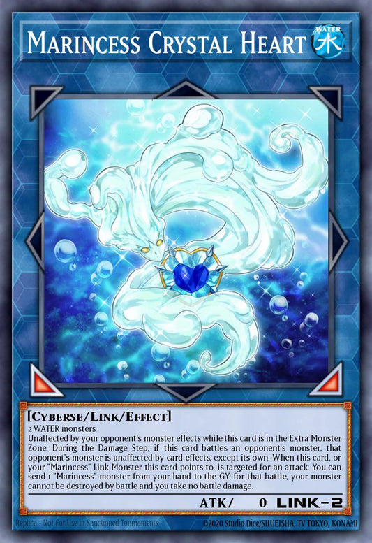 (170) YuGiOh TCG MP20: 2020 Tin of Lost Memories Mega Pack Single: Marincess Crystal Heart  Rare