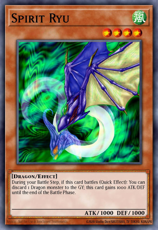 (153) YuGiOh TCG DB2: Dark Beginning 2 Single: Spirit Ryu  Common