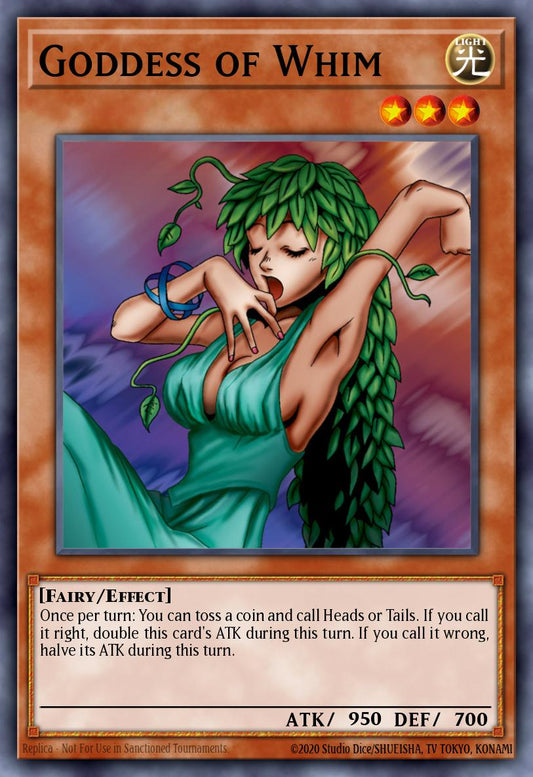 (241) YuGiOh TCG LCYW: Legendary Collection 3: Mega Pack Single: Goddess of Whim  Common
