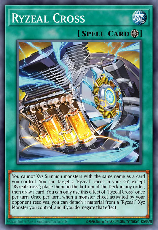 (015) YuGiOh TCG 25LP: Limited Pack World Championship 2025 Single: Ryzeal Cross (V.3 - Secret Rare)  Secret Rare