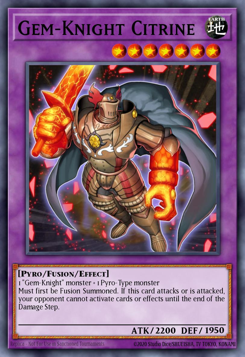 (139) YuGiOh TCG BLMM: Battles of Legend: Monster Mayhem Single: Gem-Knight Citrine  Ultra Rare