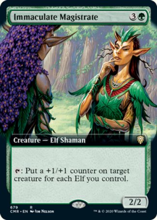 (679/361) Magic The Gathering Commander Legends: Extras Single: Immaculate Magistrate  Rare
