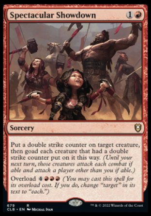 (679) Magic The Gathering Commander Legends: Battle for Baldur's Gate: Extras Single: Spectacular Showdown (V.1)  Rare