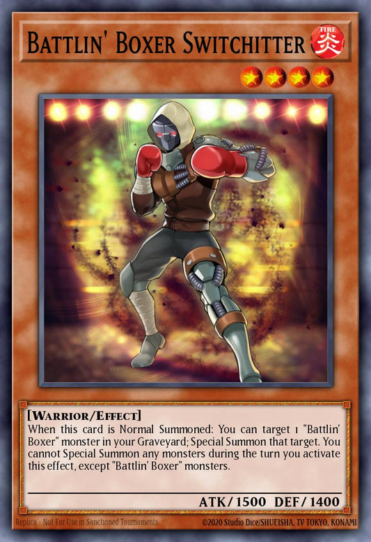 (005) YuGiOh TCG MP14: 2014 Mega-Tins Mega-Pack Single: Battlin' Boxer Switchitter  Common