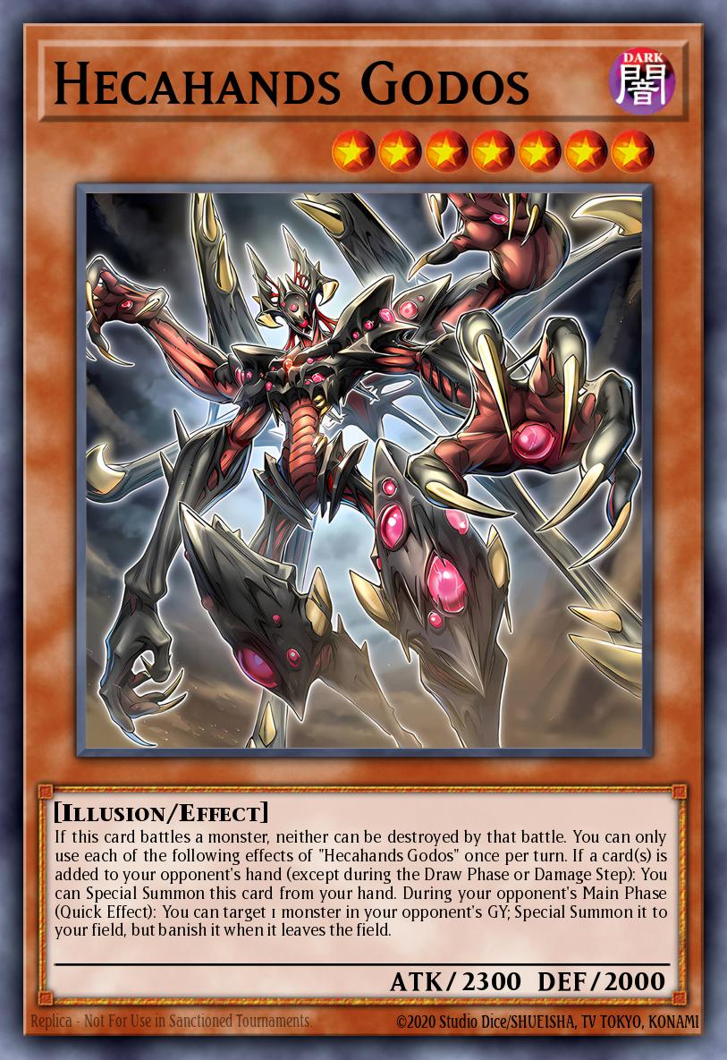 (003) YuGiOh TCG PHRE: Phantom Revenge Single: Hecahands Godos (V.1 - Rare)  Rare