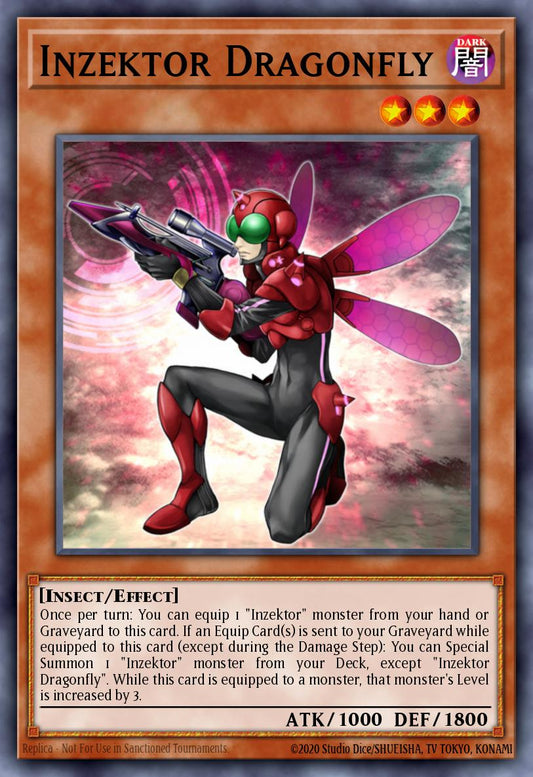 (172) YuGiOh TCG RA04: Quarter Century Stampede Single: Inzektor Dragonfly (V.1 - Platinum Secret Rare)  Platinum Secret Rare
