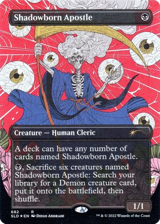 (682) Magic The Gathering Secret Lair Drop Series Single: Shadowborn Apostle (V.2)  Rare