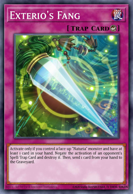 (036) YuGiOh TCG OP18: OTS Tournament Pack 18 Single: Exterio's Fang  Common
