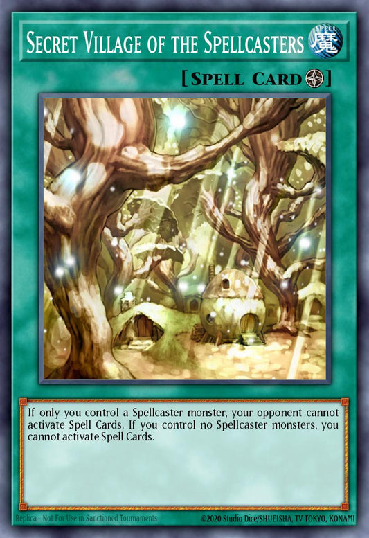 (209) YuGiOh TCG RA03: Quarter Century Bonanza Single: Secret Village of the Spellcasters (V.1 - Platinum Secret Rare)  Platinum Secret Rare