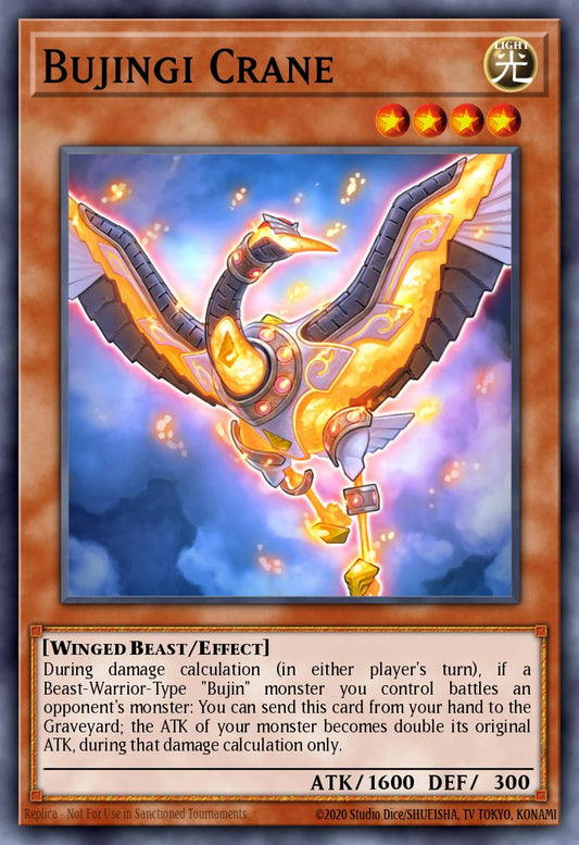 (073) YuGiOh TCG MP14: 2014 Mega-Tins Mega-Pack Single: Bujingi Crane  Rare