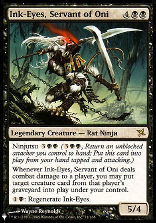 (071) Magic The Gathering The List Single: Ink-Eyes, Servant of Oni  Rare