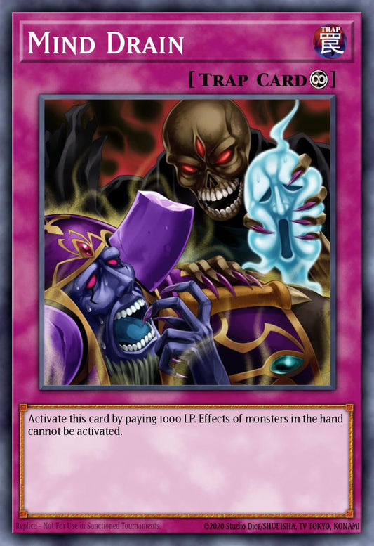 (053) YuGiOh TCG MP14: 2014 Mega-Tins Mega-Pack Single: Mind Drain  Common